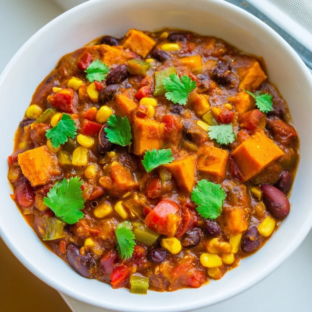 Smoky Sweet Potato Chili