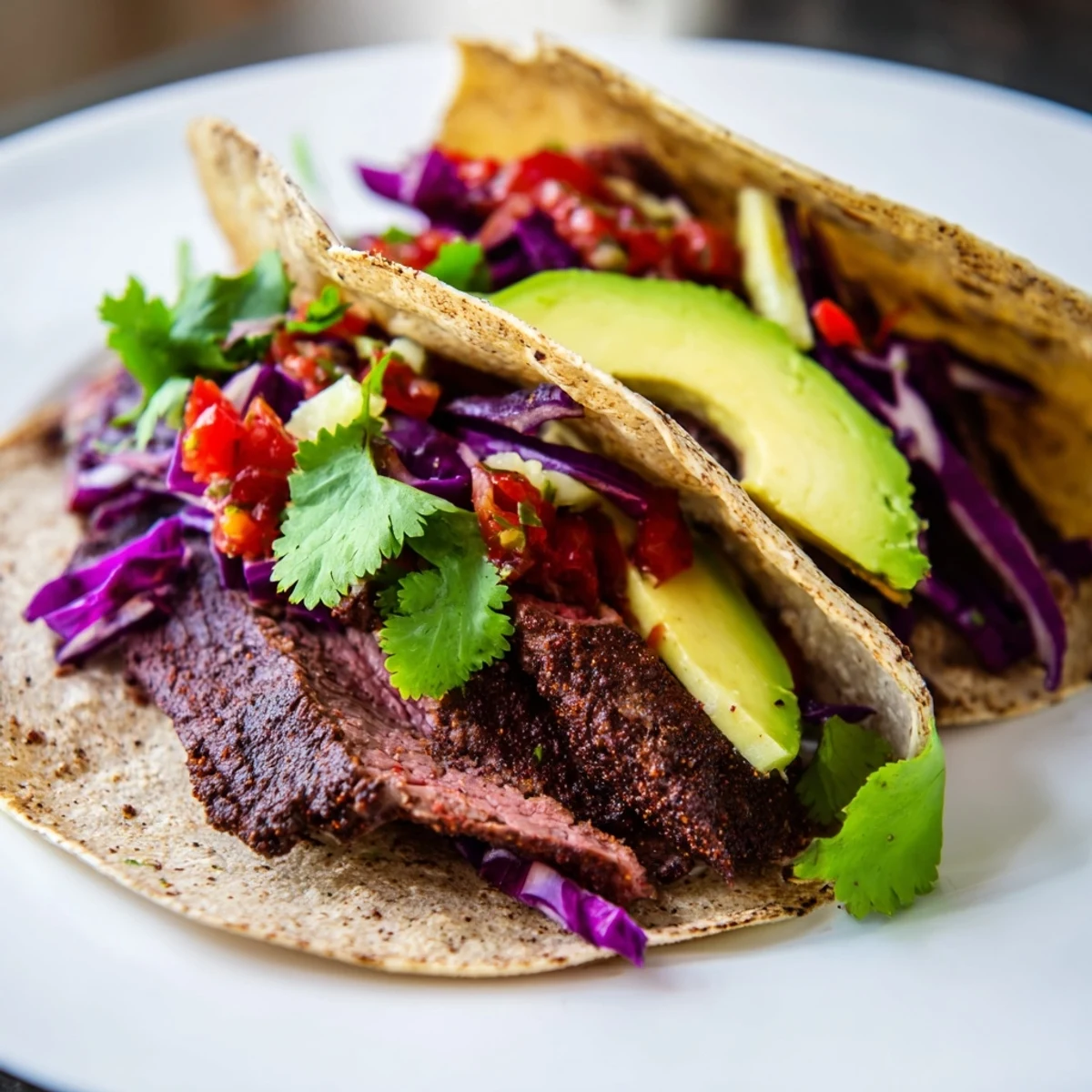 Coffee Rubbed Steak Tacos