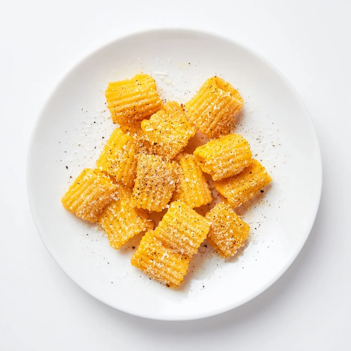 Crunchy Parmesan Pasta Chips