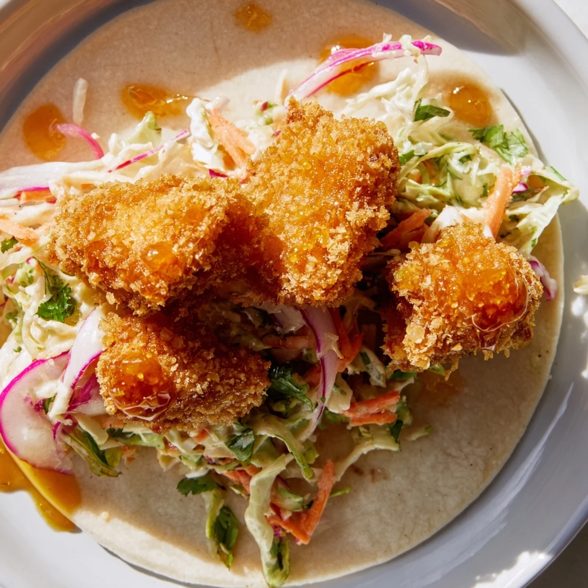 Hot Honey Chicken Tacos