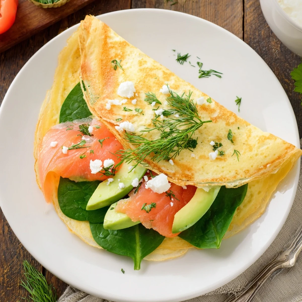 Blender Egg Crepe Wrap