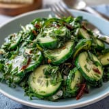 Crisp cucumber and radish salad with dill vinaigrette, a refreshing spring side dish bursting with crunch and bright herbal notes.  