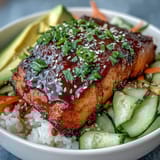15-Minute Teriyaki Salmon Bowl