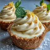 Lemon Mousse Cups Shortbread
