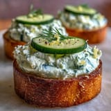 Derby Day Benedictine Cucumber Canapés