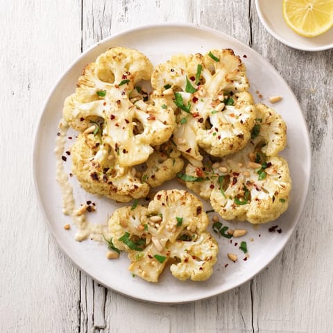 Roasted Cauliflower Steaks Tahini #16