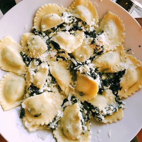 Savory Spinach Ricotta Triangles