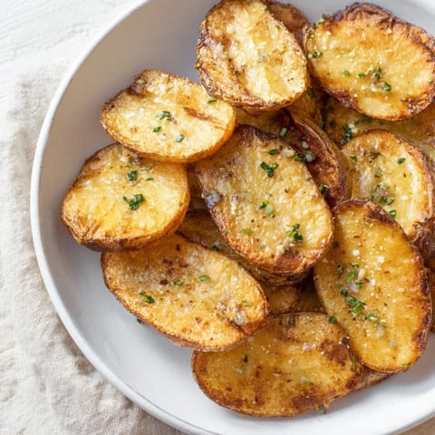 Crispy Garlic Butter Potatoes