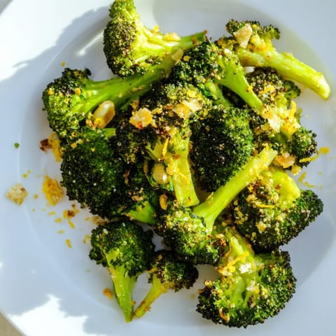 Lemon Garlic Roasted Broccoli