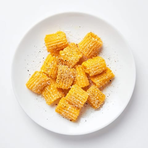 Crunchy Parmesan Pasta Chips