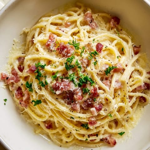 Ramen Carbonara Fusion Dish