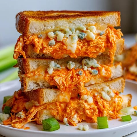 Buffalo Chicken Grilled Cheese