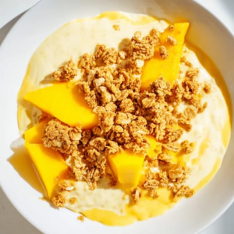 Mango Blended Overnight Oats