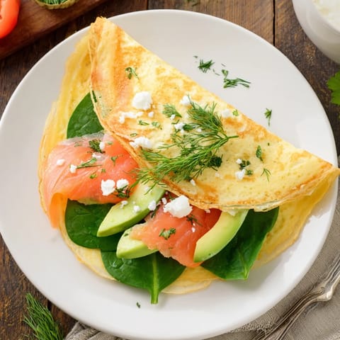 Blender Egg Crepe Wrap