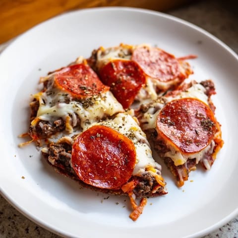 Meat Pizza Pepperoni Stack