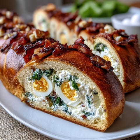 Easter Savory Pie Ham