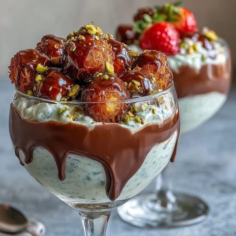 Dubai Chocolate Strawberry Cups