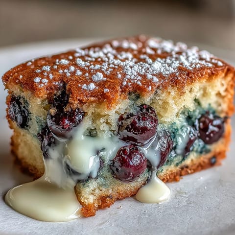 White chocolate lemon blueberry blondies with juicy berries and creamy chocolate chunks, perfect for spring and summer desserts.
