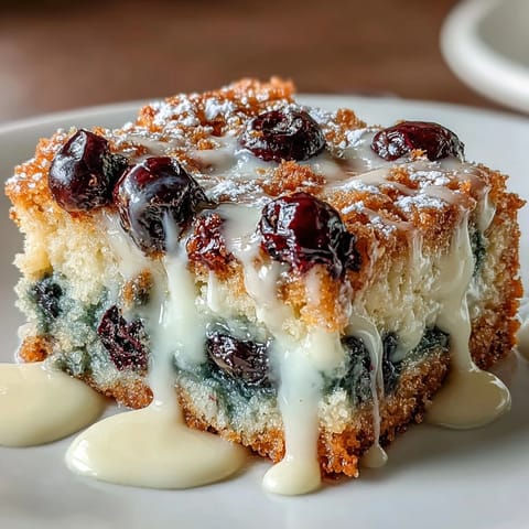 Chewy blondies bursting with tangy lemon zest, fresh blueberries, and rich white chocolate, ideal for family gatherings.