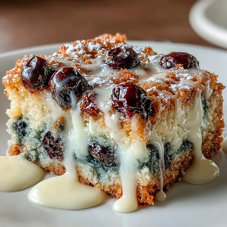 Chewy blondies bursting with tangy lemon zest, fresh blueberries, and rich white chocolate, ideal for family gatherings.