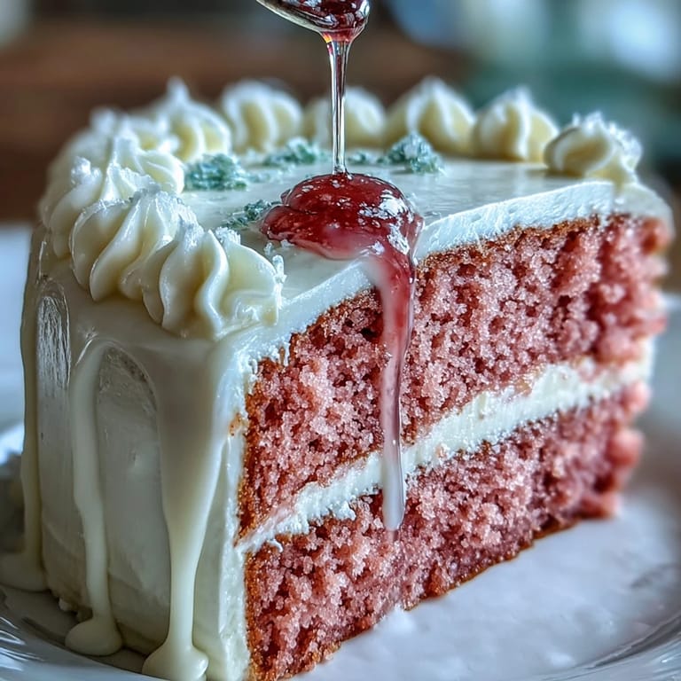A festive Bridal Shower Rosé Velvet Cake adorned with a sweet gold shimmer.
