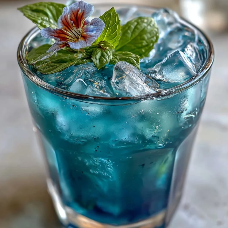 Enjoy this magical Butterfly Pea Flower Lemonade visually changing from blue to pink.